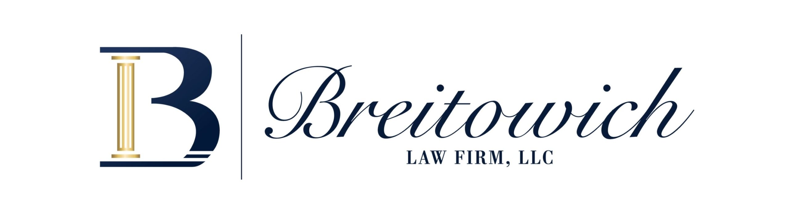 Breitowich Law Firm full logo in color, white background